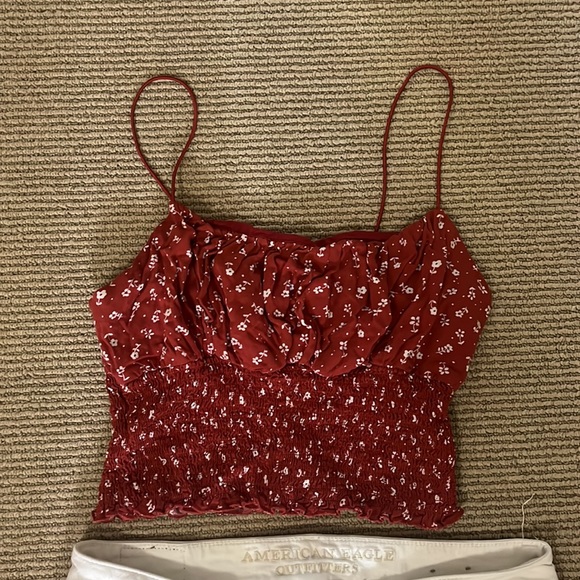 PacSun/L.A. Hearts top & American Eagle White ripped jeans - Picture 2 of 5